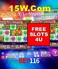 Interface moderna da plataforma Bet116